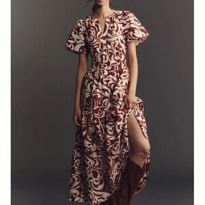 NWT Anthropologie Somerset Maxi Dress XXS Petite